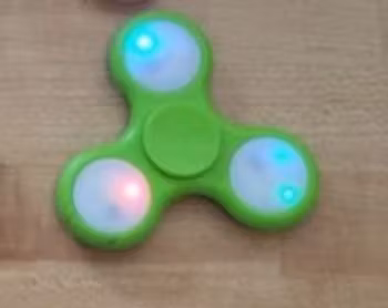 LED finger spinner