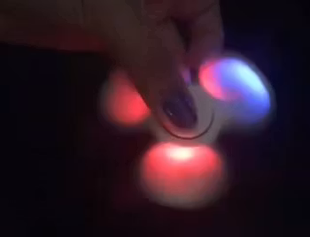 LED finger spinner