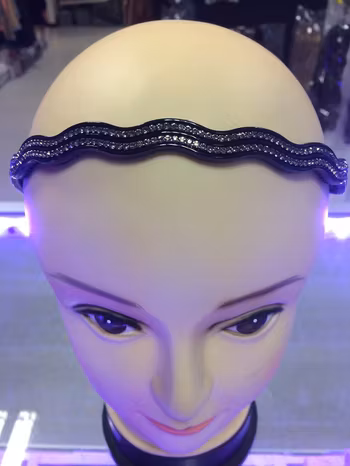 Vacker Diadem med Strass