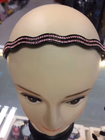 Vacker Diadem med Strass