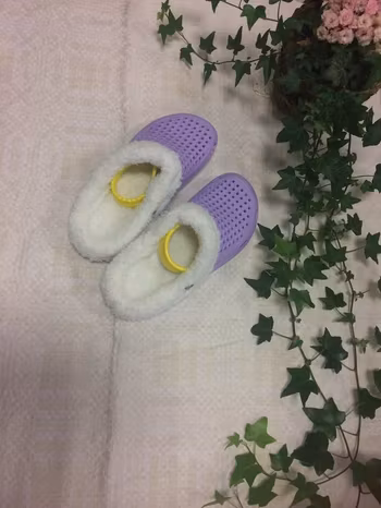 Tofflor med fleece , Stlk 37-38
