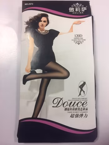 Pantyhose Stockings,  Svart
