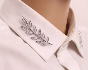 Retro Löv Brosch / Krage Pin