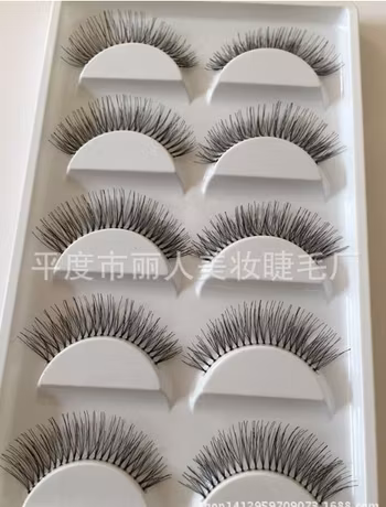 Handgjorda Ögonfransar 5 pair/pack  Tillverkad i Taiwan