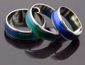 Roligt Sjufärgad Färgring/ Färgbyte Ring,