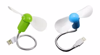 Flexibel USB Mini Fläkt, Mjuk bladare