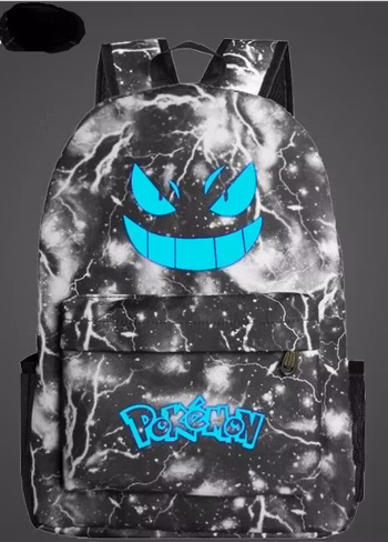 Nattlysande Pokemon Ryggsäck