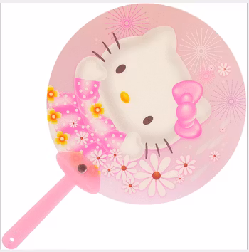 Hello Kitty Rundhandfläkt