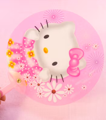 Hello Kitty Rundhandfläkt