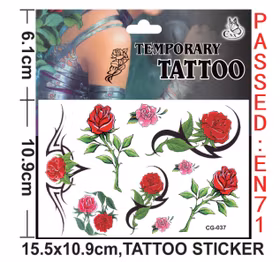 Blommor Tatuering