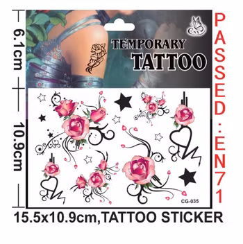 Blommor Tatuering