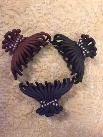 Snygg  Hårklämma med Strass