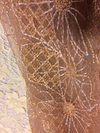 Elegant  Broderi Halsduk / Sjal
