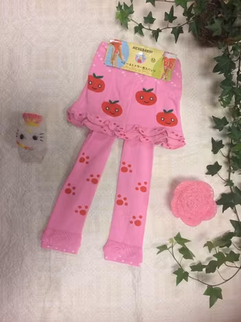 Härlig Flicka Legging med Kjol