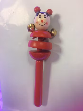 Färgglad Träleksak