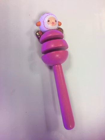 Färgglad Träleksak
