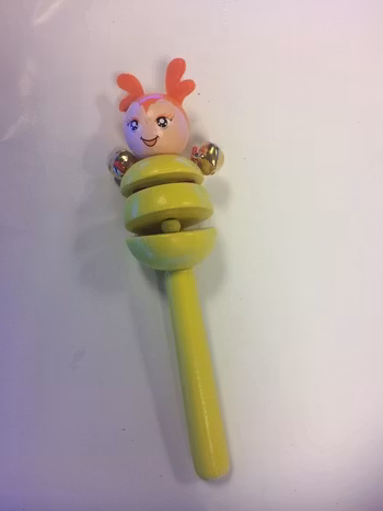 Färgglad Träleksak