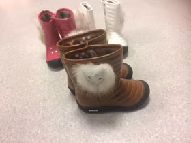 Söt Flicka Kängor