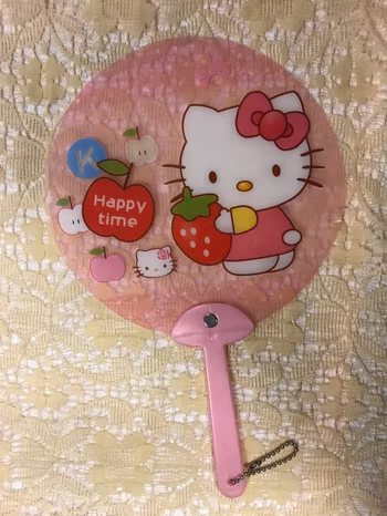 Hello Kitty Rundhandfläkt