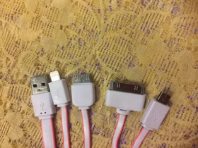 All in One - USB-synk laddarkabel till Mobiltelefon, Ipad