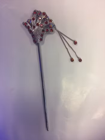 Hårnål med Färgad Strass