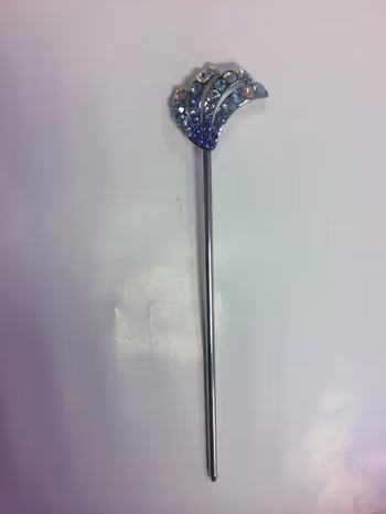 Hårnål med Färgad Strass