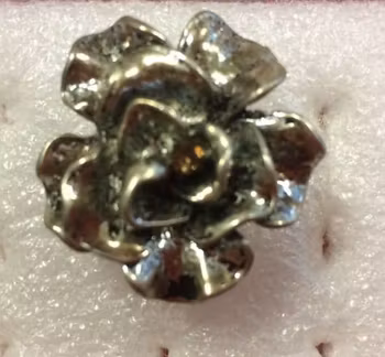 En Härlig Retro Blomma Ring