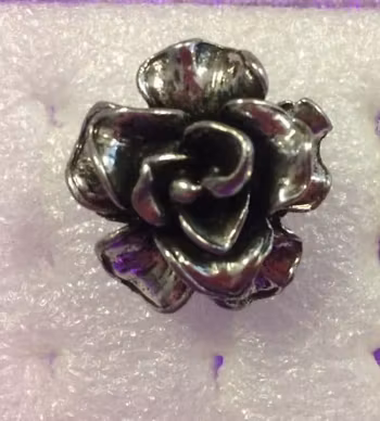 En Härlig Retro Blomma Ring