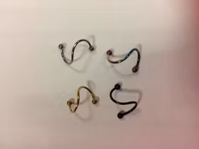 Tunga / Näsa / Läpp / Navel Ögonbryn Piercingar