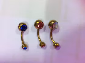 Tunga / Näsa / Läpp / Navel Ögonbryn Piercingar