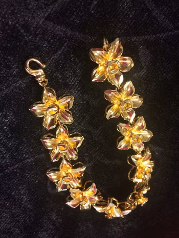 Vackert Blomma Armband