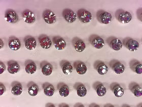 6 MM Strass Örhäng