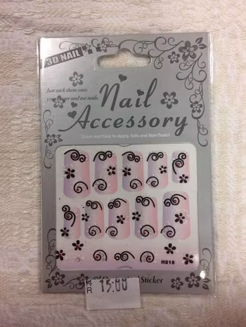 3D Självhäftande Stickers / Nageldekor