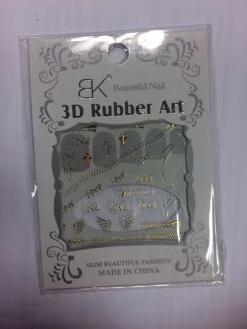 3D Självhäftande Stickers / Nageldekor