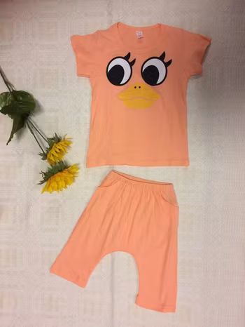 Snygg Barn Klädset T-Shirt + Shorts
