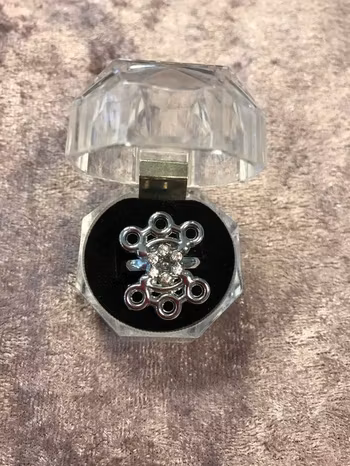 Roliga Ringar med Strass