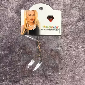 6ST Hår Kristall Glitter Dekoration