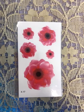 Blommor Tatuering