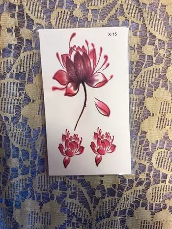 Blommor Tatuering