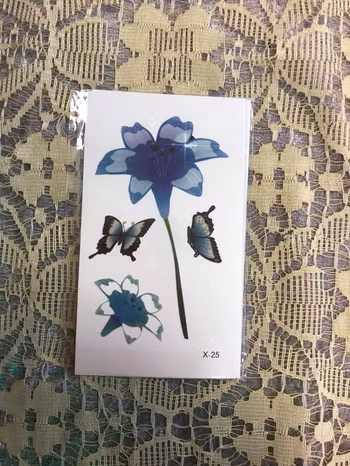 Blommor Tatuering