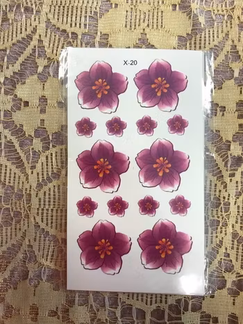 Blommor Tatuering
