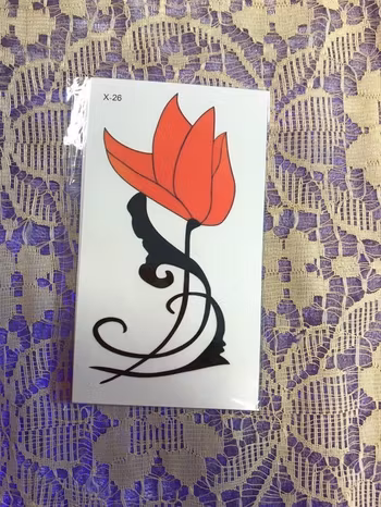 Blommor Tatuering