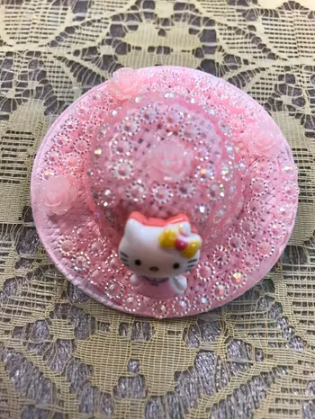 Söt / Härlig Hello Kitty Hatt Hårspänne