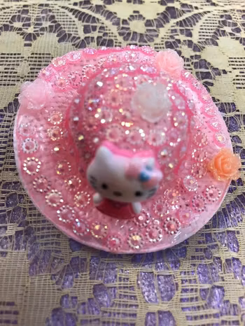 Söt / Härlig Hello Kitty Hatt Hårspänne