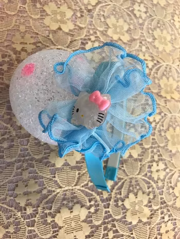 Handgjort Stor  Hello Kitty Diadem