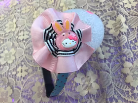 Handgjort Kanin / Hello Kitty Diadem