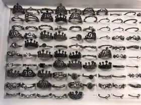 Superfin Strass Ringar