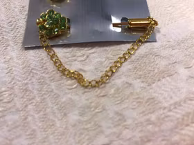 Halsdukstift med Strass