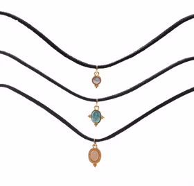 Hänge Halsband Kedje , Turkos Halsband