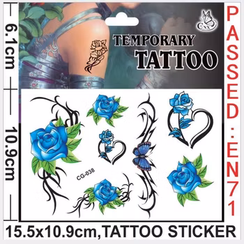 Fjäril  / Hjärta / Blomma Tatuering